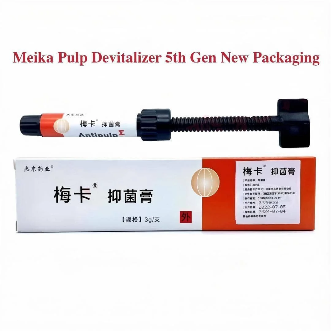 

Диактивирующий и бактериостатический агент Meika Pulp Dental несанкционированного аппарата / бактериостатическая мазь Meika (белая мазь)