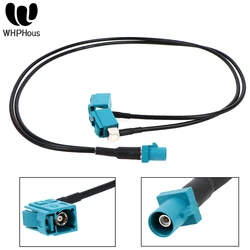 50cm Car GPS Antenna Splitter Cable Replacement Fit For BMW Mercedes-Benz Audio Media Navigation System Android Screen