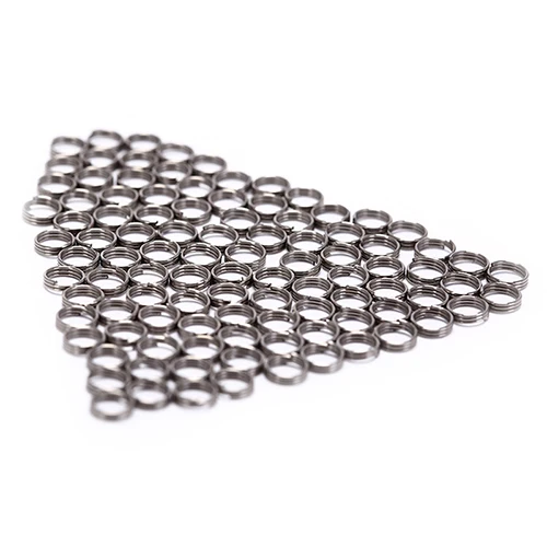 100Pcs/lot Professional Silver Dart Shaft Stainless Steel Rings for Darts Shaft