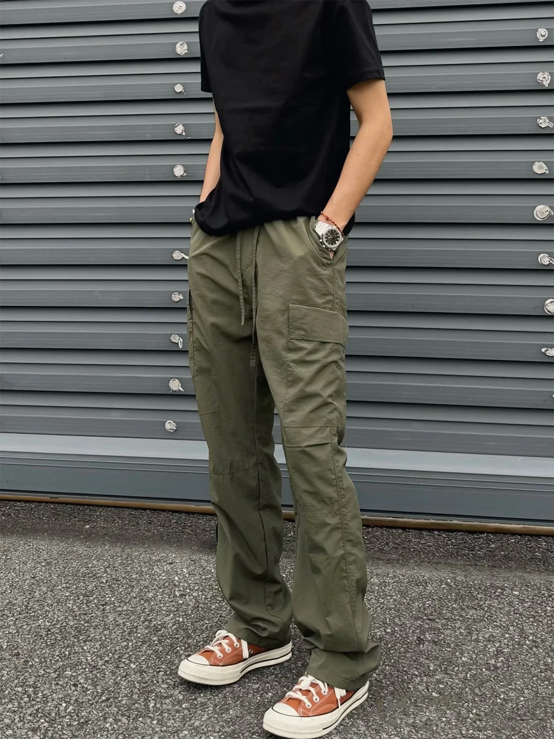 

Military een American Functional Work Pants Men Summer Thin Ice Silk Big ket Soft ell Fce Waterproof Hiking Trousers