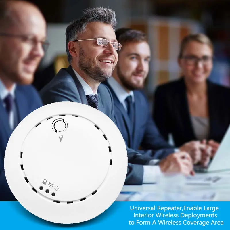 300Mbps Router Ceiling-mount Wireless Access Point Wifi Extender Wifi booster IEEE 802.11N/B/G for Large Wireless Deployments