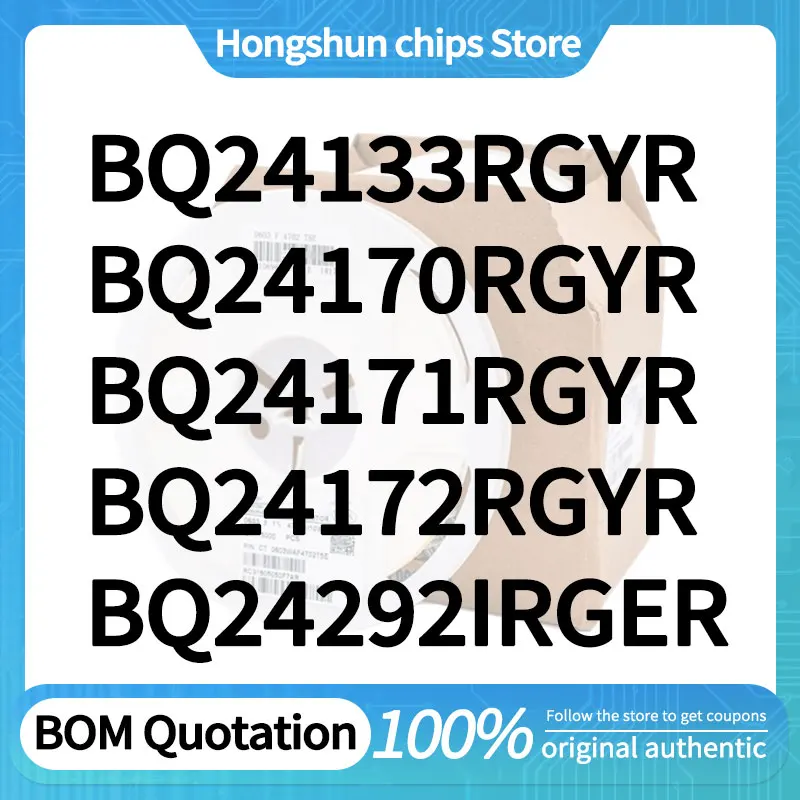 

BQ24170RGYR BQ24171RGYR BQ24172RGYR BQ24292IRGER BQ24133RGYR Standard version