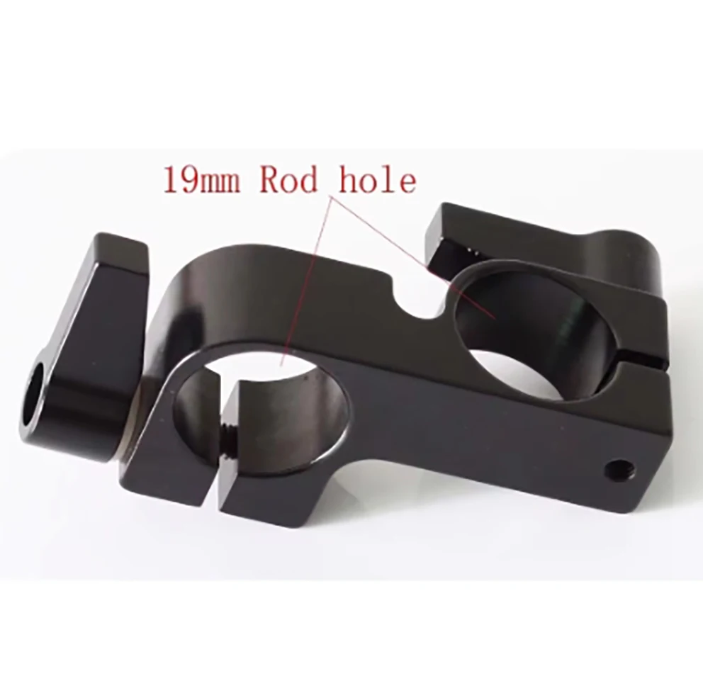 DSLR Rig Clamp 90 degree Rod clamp for 19mm Rod Support Rail System camera 5d2 5d3