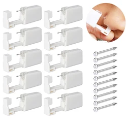 1/5/10pcs Nose Piercing Gun Disposable Safe Sterile Piercing Unit For Self Nose Piercing Bulit-in CZ Stainless Steel Nose Stud