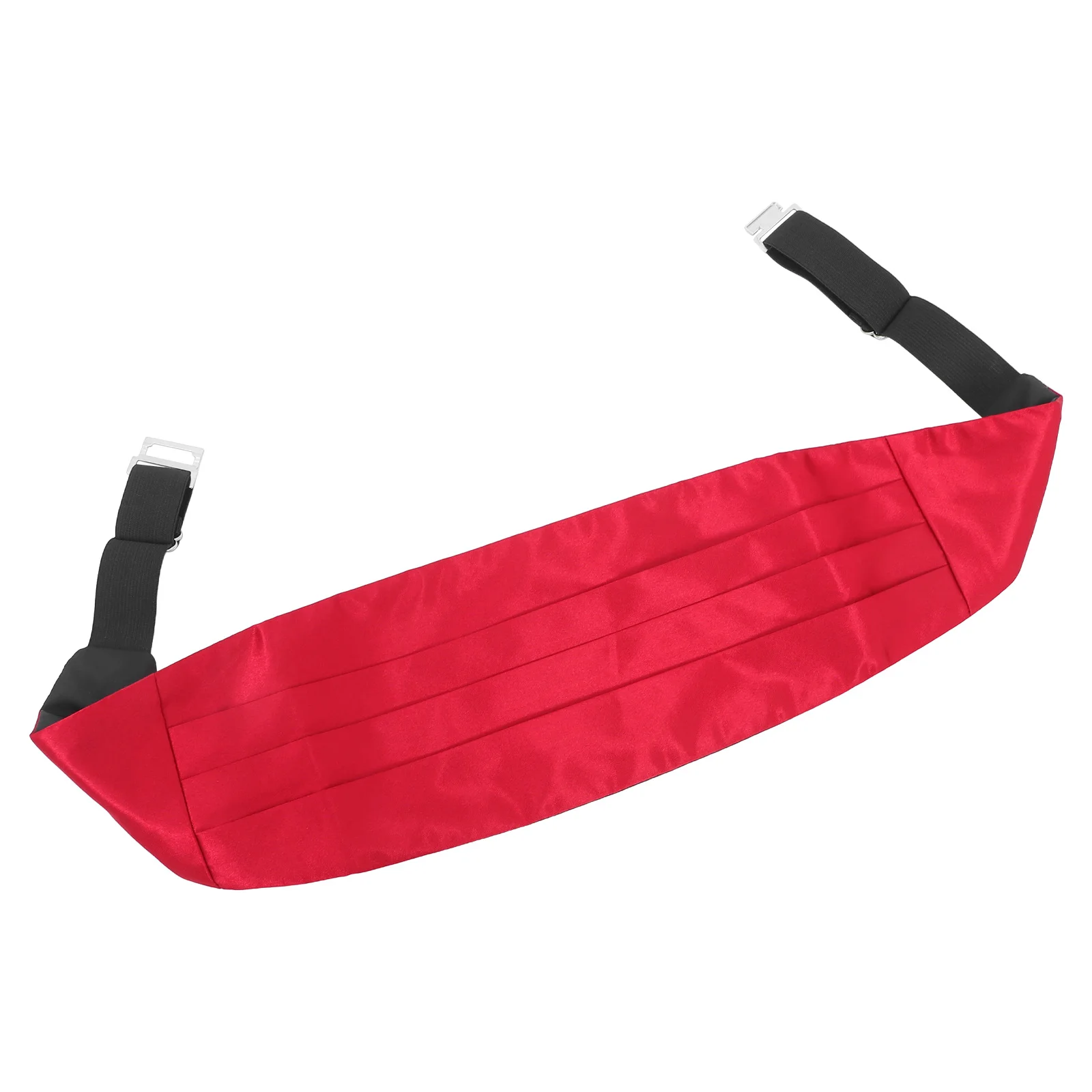 حزام خصر قابل للتعديل من الساتان ملحقات سهرة حمراء للرجال لحفلات الزفاف ملابس رسمية أنيقة وحزام تلبيس أنيق