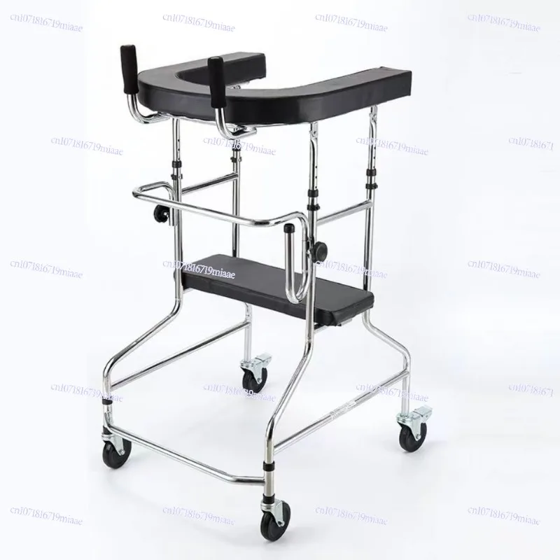 Adult Lightweight U-Shaped Belt Multi-functional Walker with Gear Release Lower Limb Training