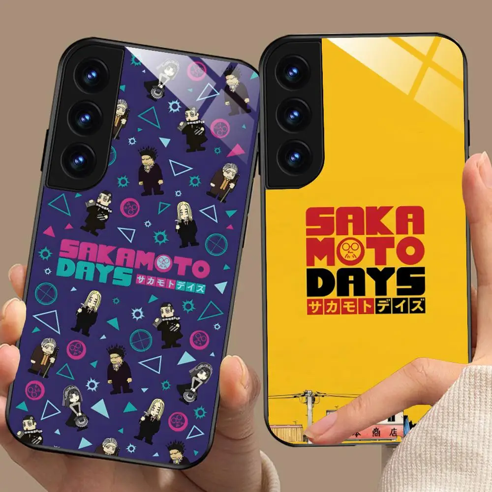 Sakamoto Days Phone Case for Samsung Galaxy A56 55 54 53 52 51 36 35 34 23 16 15 5G Glass Protective Cover