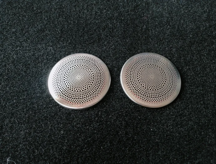 For Renault Laguna Stainless Steel Interior Speakerl Net Round Protective Cover Ring Strong 2008-2012