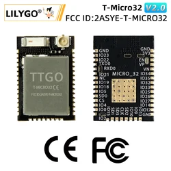 LILYGO® T-Micro32 V2.0 ESP32 ワイヤレスwifi bluetoothモジュールesp 32 PICO-D4 ipex拡張ESP-32 iot開発ボード1/5個