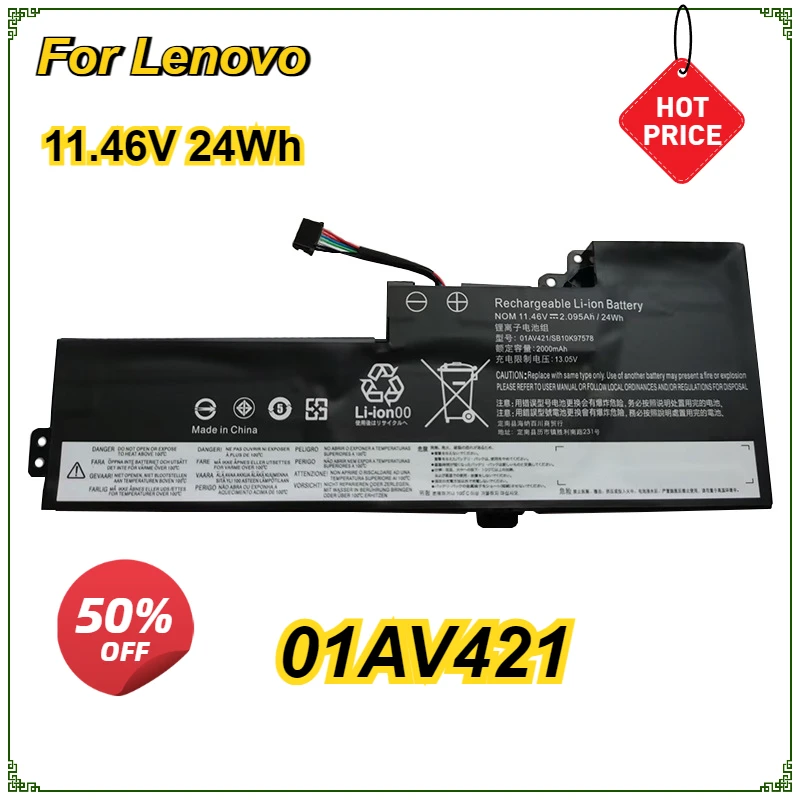 

Laptop Battery for Lenovo ThinkPad T470 T480 A475 A485 TP25 01AV419 01AV421 01AV489 01AV420 SB10K97576 SB10K97578