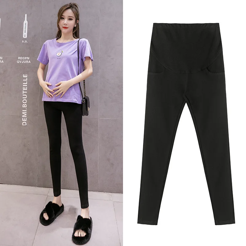 

Pregnancy Harem Maternity Pants Summer Spring Leisure Clothes High Waist Trousers for Office Work Women