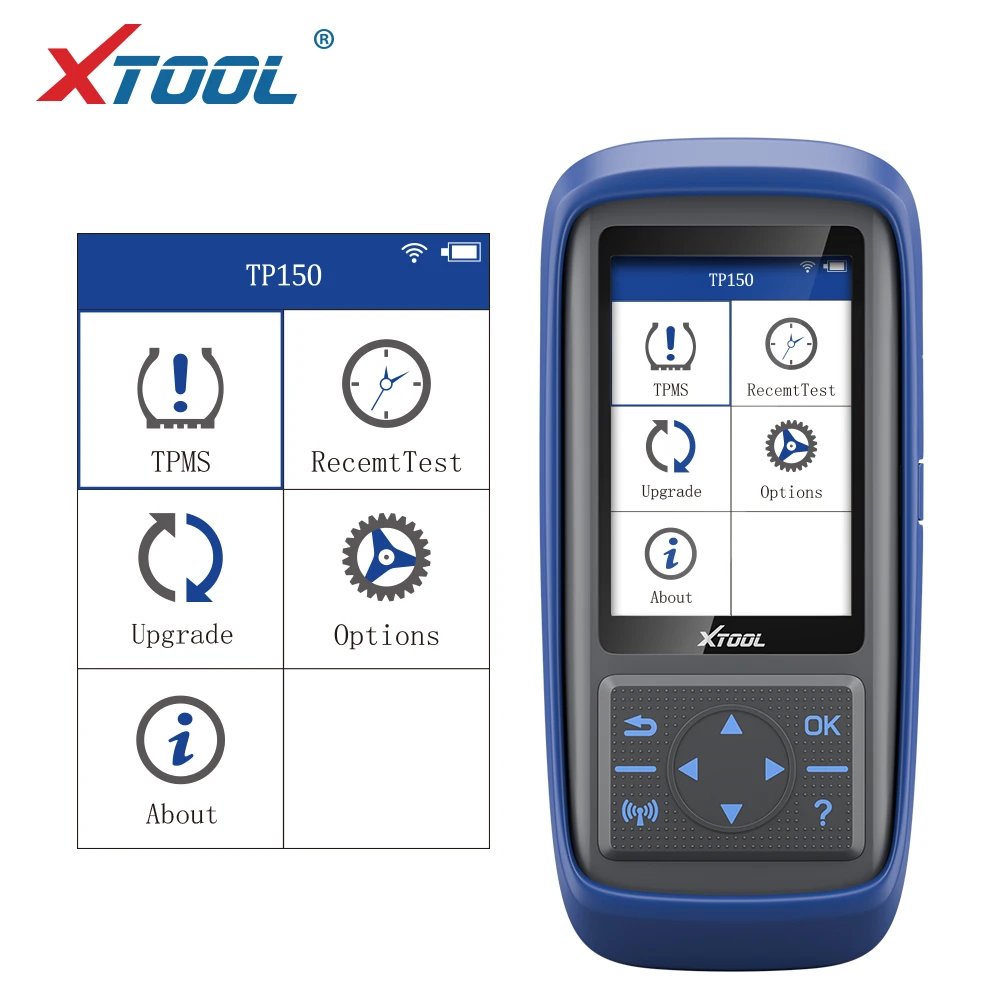 XTOOL TP150 Tire Pressure Monitoring System tire repair tools OBD2 TPMS Diagnostic Tools TPMS Program With 315&433 MHZ Sensor