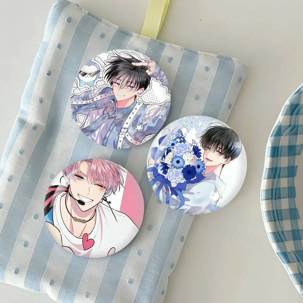 

T-Tamon-kun I-Ima D-Docch Badge Creative Pins Brooch for Bag Clothes Hat Decor Gifts Fans Collect