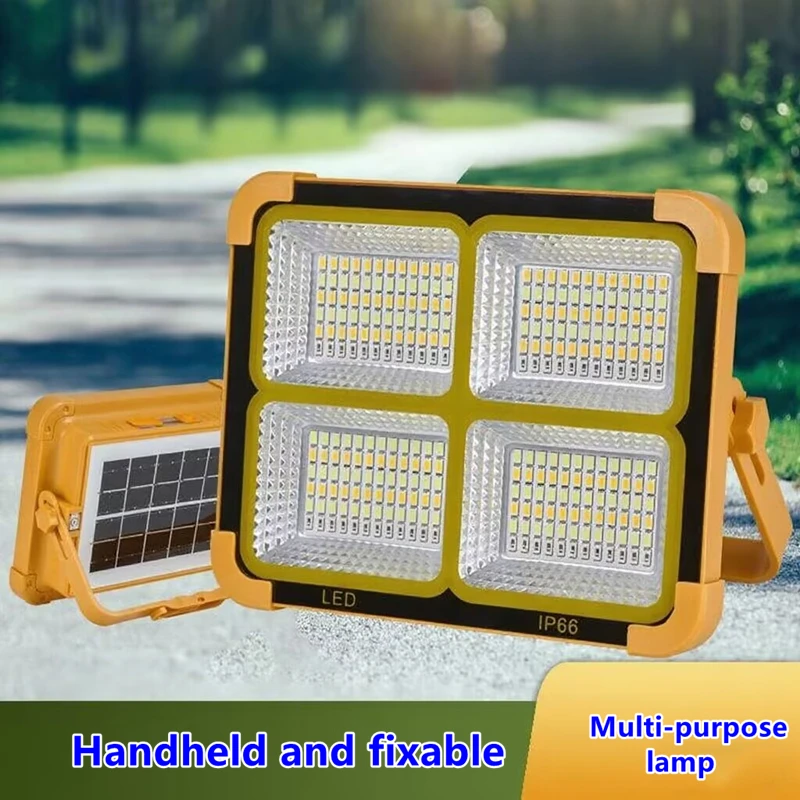 

2400mAh Outdoors Solar Rechargeable Camping Lantern High Power Tent Light Powerful Magnet Emergency Lamp Portable Wilderness