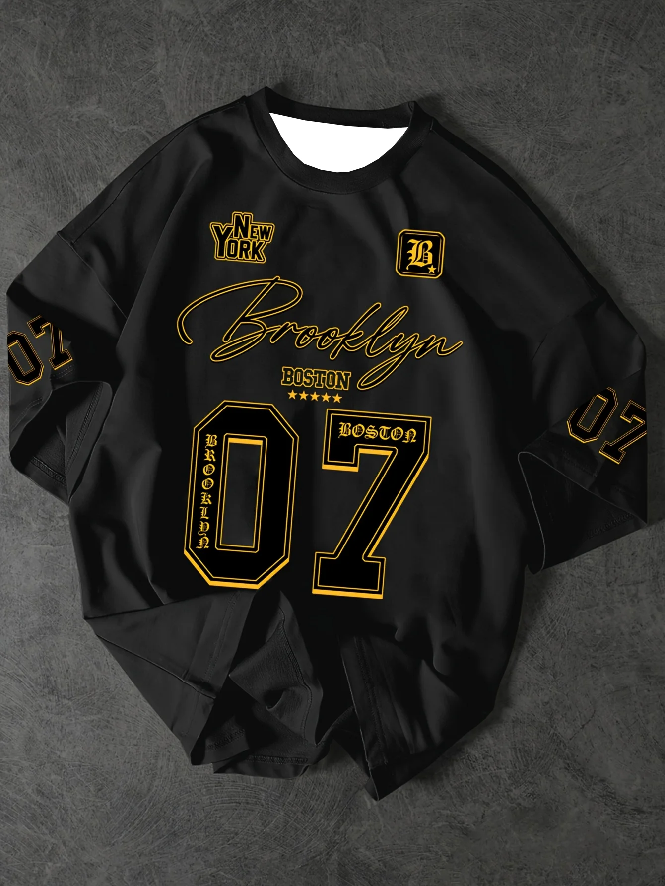 Αθλητικό T-shirt Brooklyn 07 με κοντό μανίκι