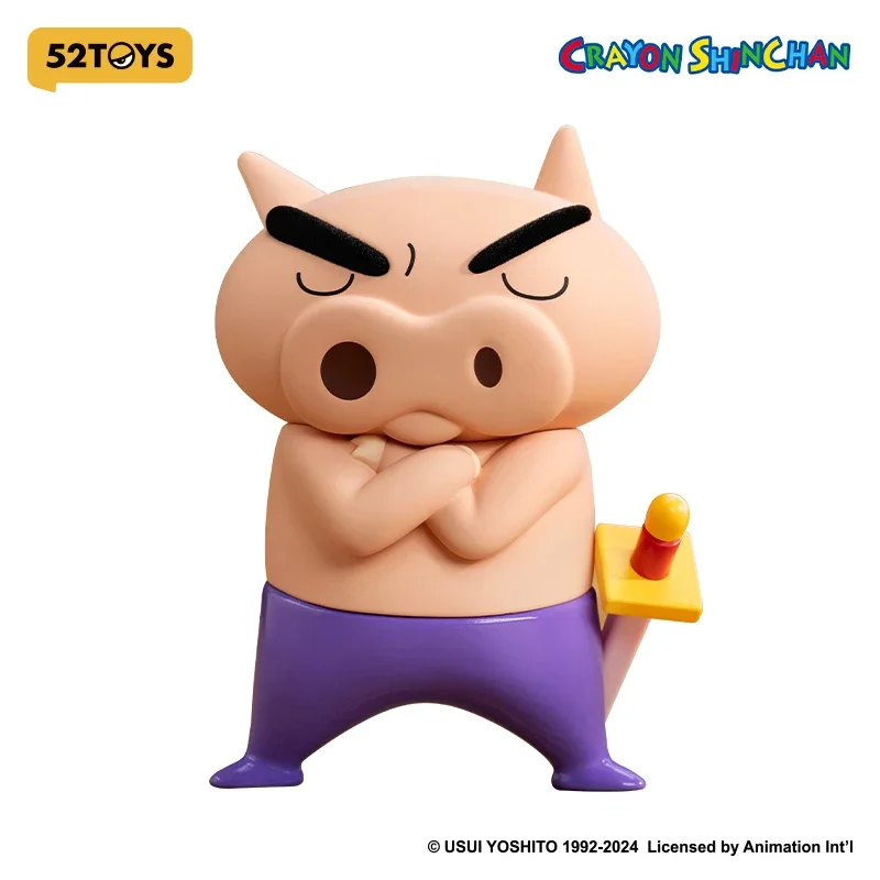 

52-игрушки Crayon Shinchan — повседневная жизнь Buriburizaemon, загадочная коробка, фигурка, случайная коллекционная игрушка, настольный подарок