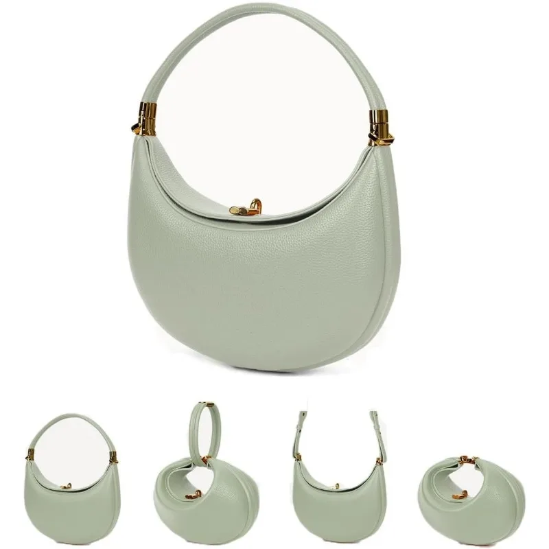 

PU Leather Crescent Bag Crossbody Purses for Women Luna Bag 4In1 Cute Shoulder Bag Half Moon Bag Fashion Underarm Shoulder Purse