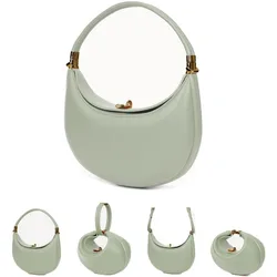PU Lederen Crescent Bag Crossbody Portemonnees voor Vrouwen Luna Bag 4In1 Leuke Schoudertas Halve Maan Tas Mode Onderarm Schoudertas