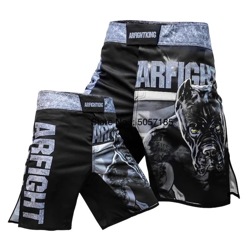 Shorts mma dargon tigre muay thai calças de luta masculina artes marciais bjj luta kickboxing gaiola luta boxe troncos