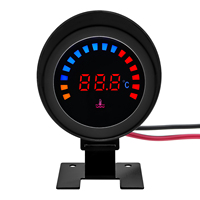 Digital -10°C~110°C Water Temperature Gauge with Sensor 1/8NPT Flashing Alarm Auto Car Meter Indicator for all Car Truck 12V 24V