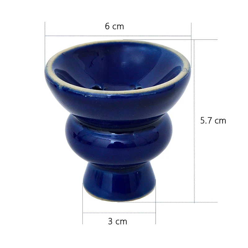 White Small Flavor Holder Yellow Hookah Bowl Brown Shisha Cup Multi Hole Hookha Pot Blue Tobacco Burner Green Water Smoking Head