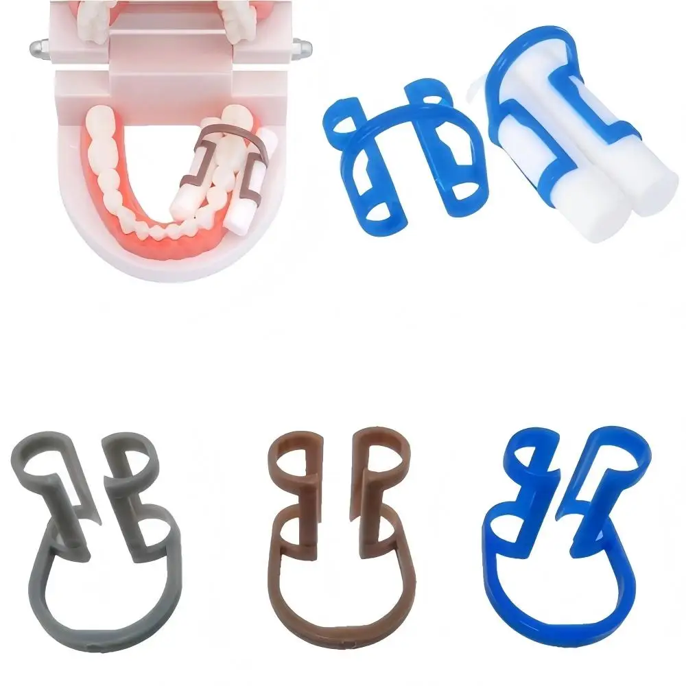 

50 шт. одноразовых пластиковых зажимов-изоляторов для ватных тампонов, инструмент для отбеливания зубов, расходные материалы для стоматологических клиник и инструменты для стоматологов