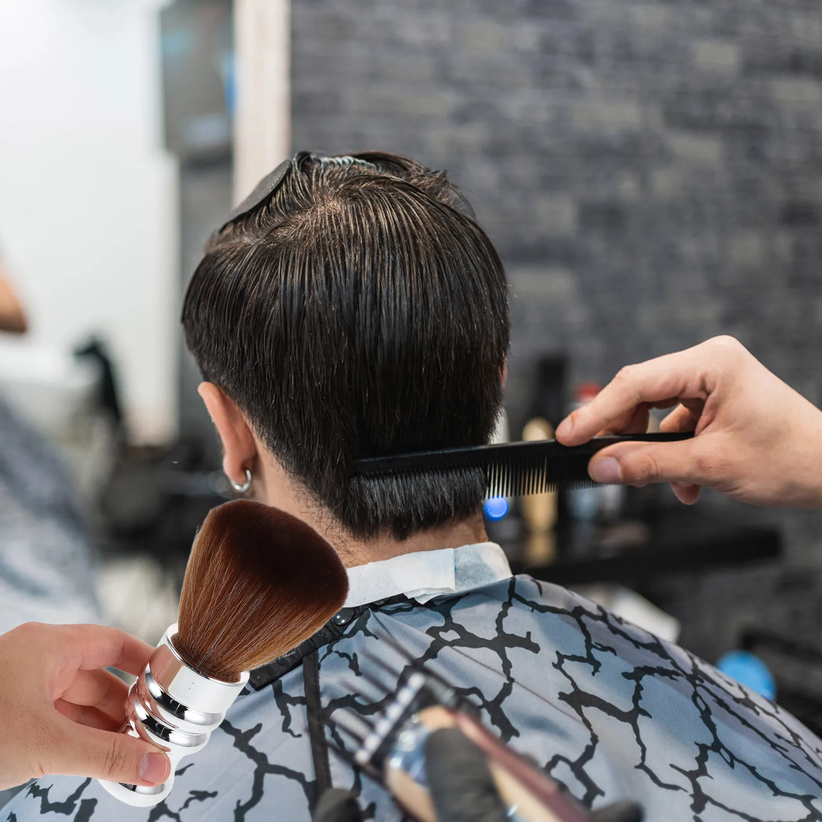 Профессиональная парикмахерская щетка для волос с мягкой щетиной