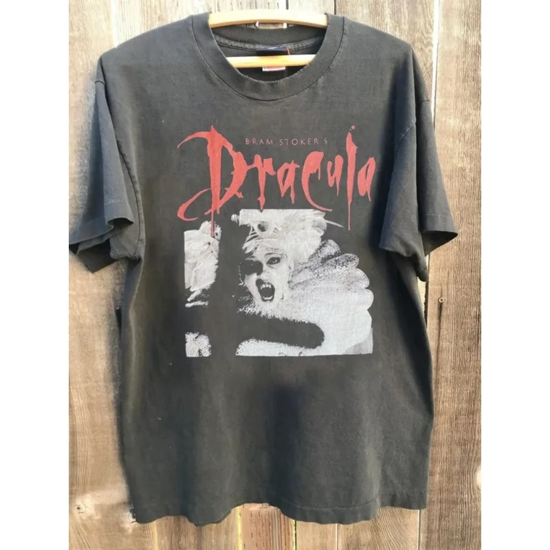 Dracula Lucy T-Shirt charcoal tee Classic style Unisex Remake tee