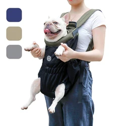 Dog Carrier Backpack Dog Hiking Backpack Legs Out Front-Facing for Small Medium Large Dogs Cats Hands-Free Dog Travel Backpack