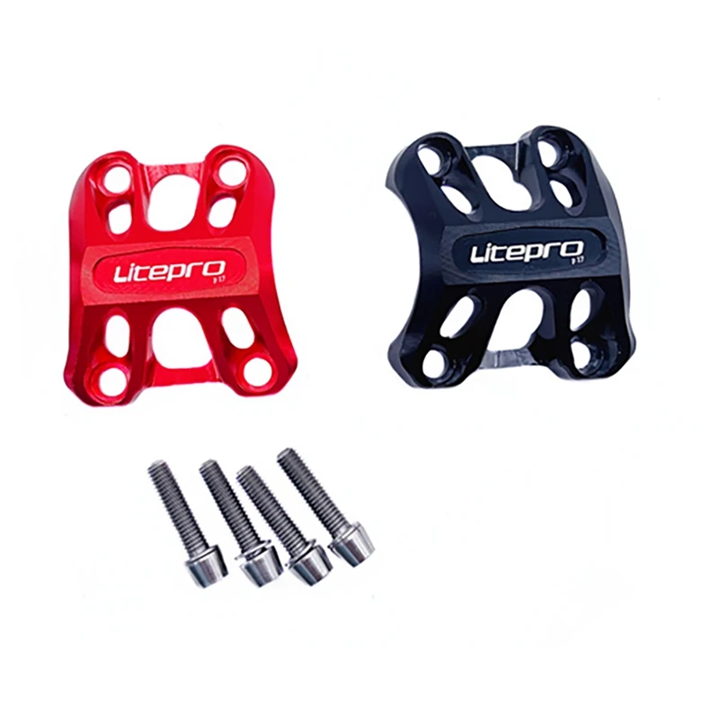 Litepro Aluminum Alloy Bicycle Head Tube Cover With Screws Bike Stem Top Cap For Birdy Folding Bike Accessories