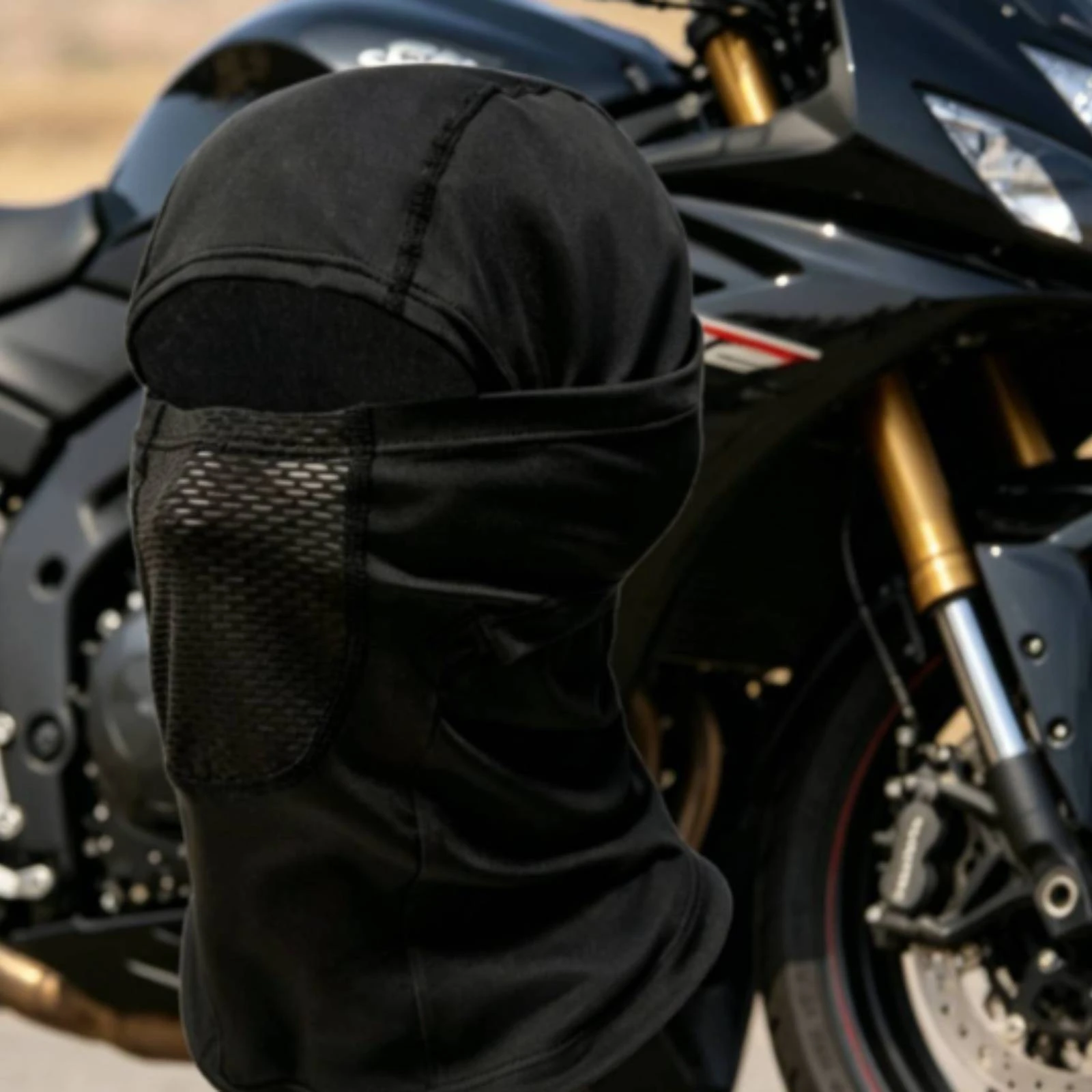 

Full-Head Balaclava Lightweight Stretch Balaclava Hood Breathable Face Cover Snug Fit Hood Mask Wind Protection