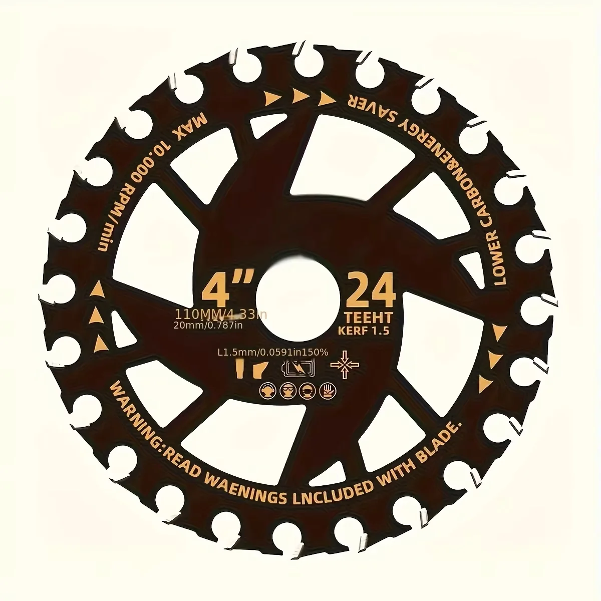 5/5.5inch Energy Saving Lithium Saw Blades ,Efficient Lithium Wood Cutting Saw Blades Woodworking Carpentry Specific Alloy
