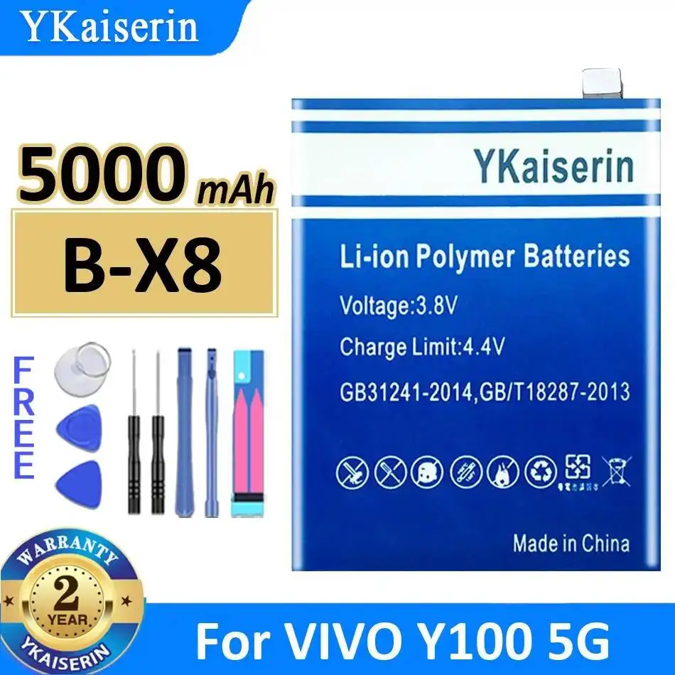 

B-X8 5000Mah For Vivo Y100 5G Mobile Phone Battery Reliable Replacement