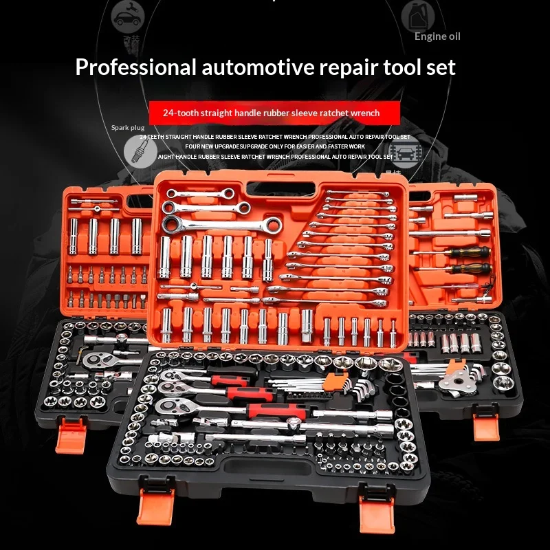 

Professional Magnetic Ratchet Wrench Socket Set Screwdriver Bit Kit Hand Tools Home Garage Auto Repair Hand Tools Key Wrench Set