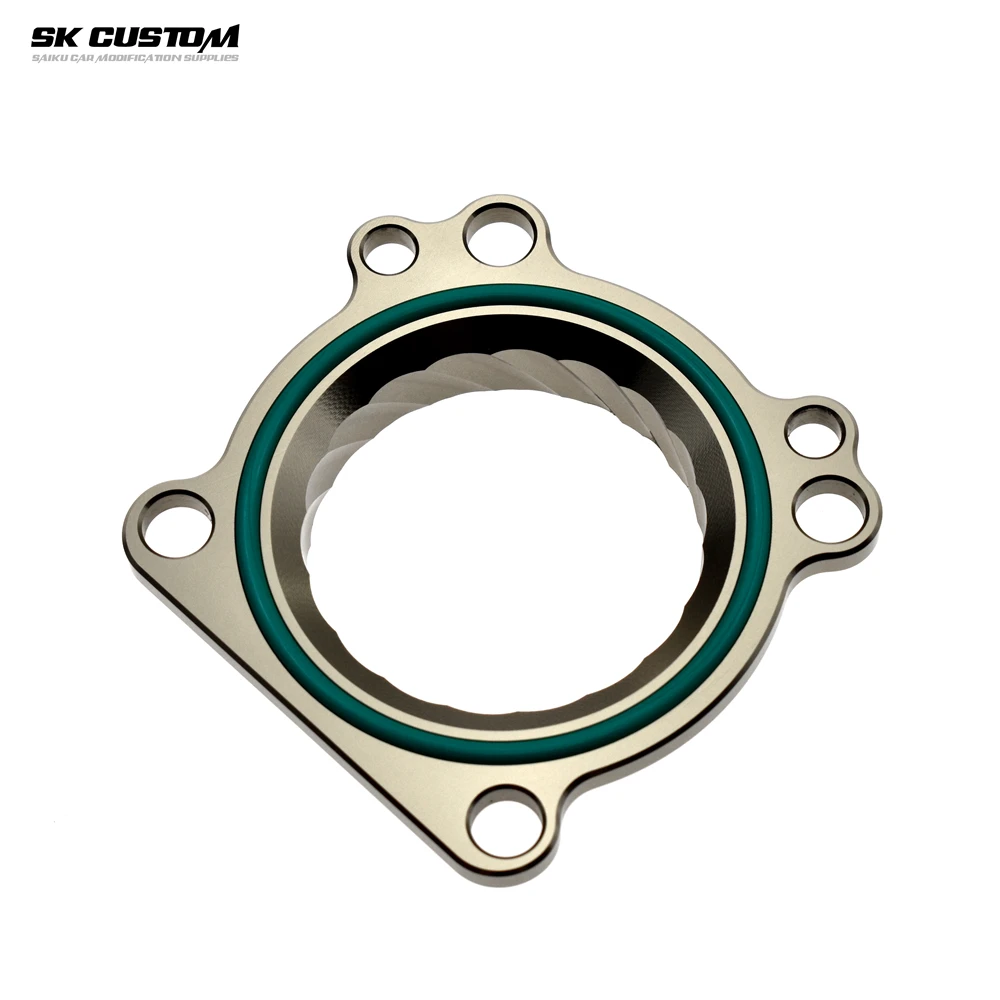 CNC Aluminum Intake Manifold Throttle Body Spacer Adapter for VW Golf Bora Polo Tiguan Passat 1.4L 1.6 EA111 Engine