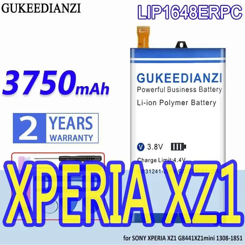 

High-Capacity 3750Mah Mobile Phone Battery LIP1648ERPC For Sony Xperia XZ1 G8441 Xz1mini 1308-1851 Premium Replacement