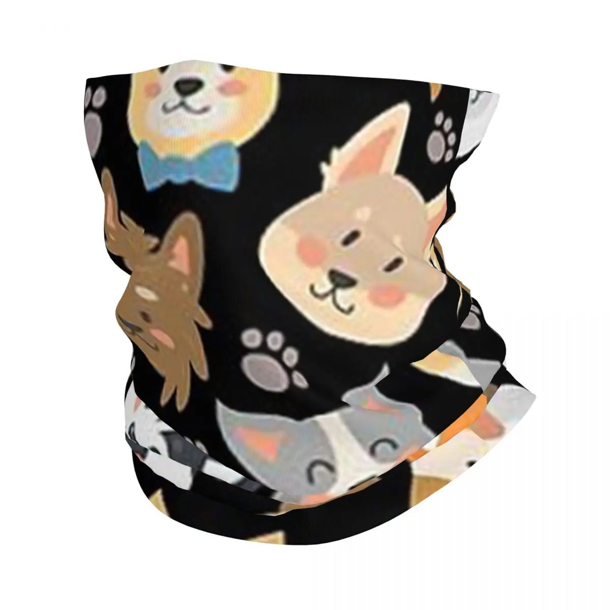 Dogs Lover Bandana Neck Gaiter Printed Mask Scarf Multi-use Cycling Scarf Cycling For Men Women Adult Breathable