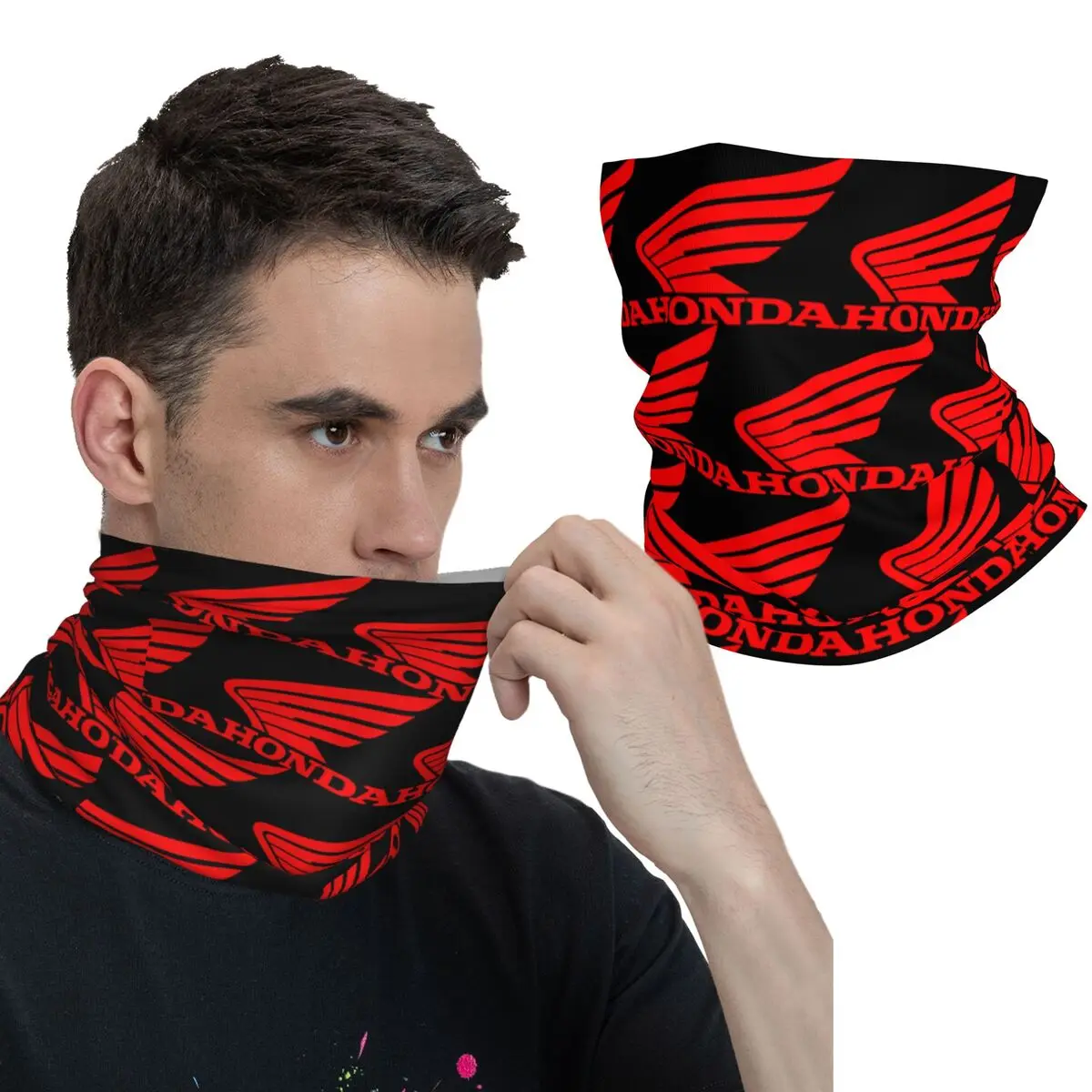 Racing Corporation Motorcycle Balaclava Hondas Running Travel Bicycle Mask Sun Breathable Tactical Mask Summer Vintage Scarves