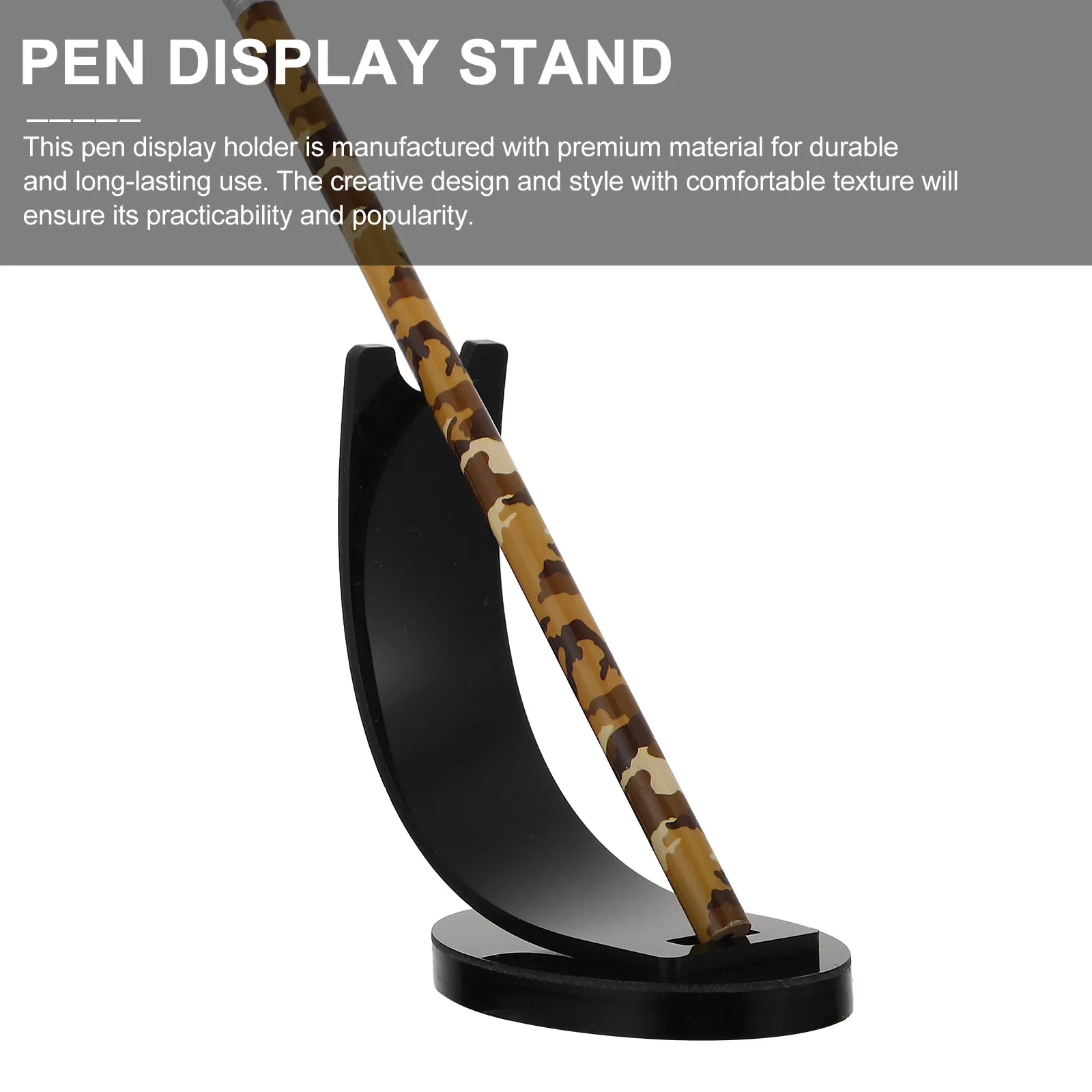 

Penholder Acrylic Storage Display Shelf Pencils Stand Makeup Brush Show Rack Travel