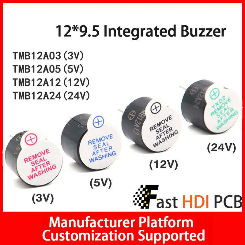 ออดแอคทีฟแบบแม่เหล็ก-9042 9x4.2mm 3V/5V - การออกแบบแบบบางพิเศษ 4.2mm / แบบแม่เหล็กที่เป็นมิตรกับสิ่งแวดล้อมสำหรับสมาร์ทการ์ด