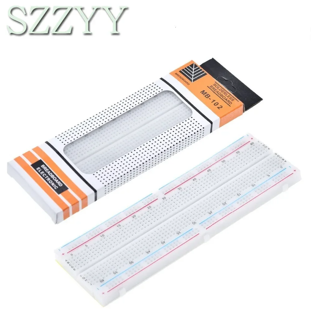 3.3 فولت/5 فولت MB102 وحدة طاقة اللوح + MB-102 830 نقطة النموذج لوح خبز لمجموعة اردوينو + 65 أسلاك توصيل معزز بالجملة