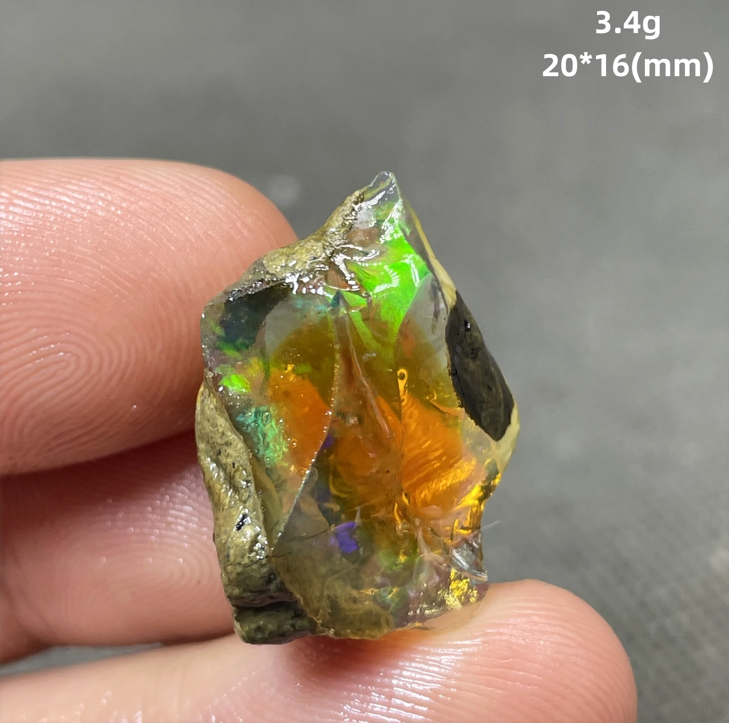 BEST COLOR! 100% natural rare Ethiopia water Opal gem mineral specimen stones and crystals healing crystals quartz