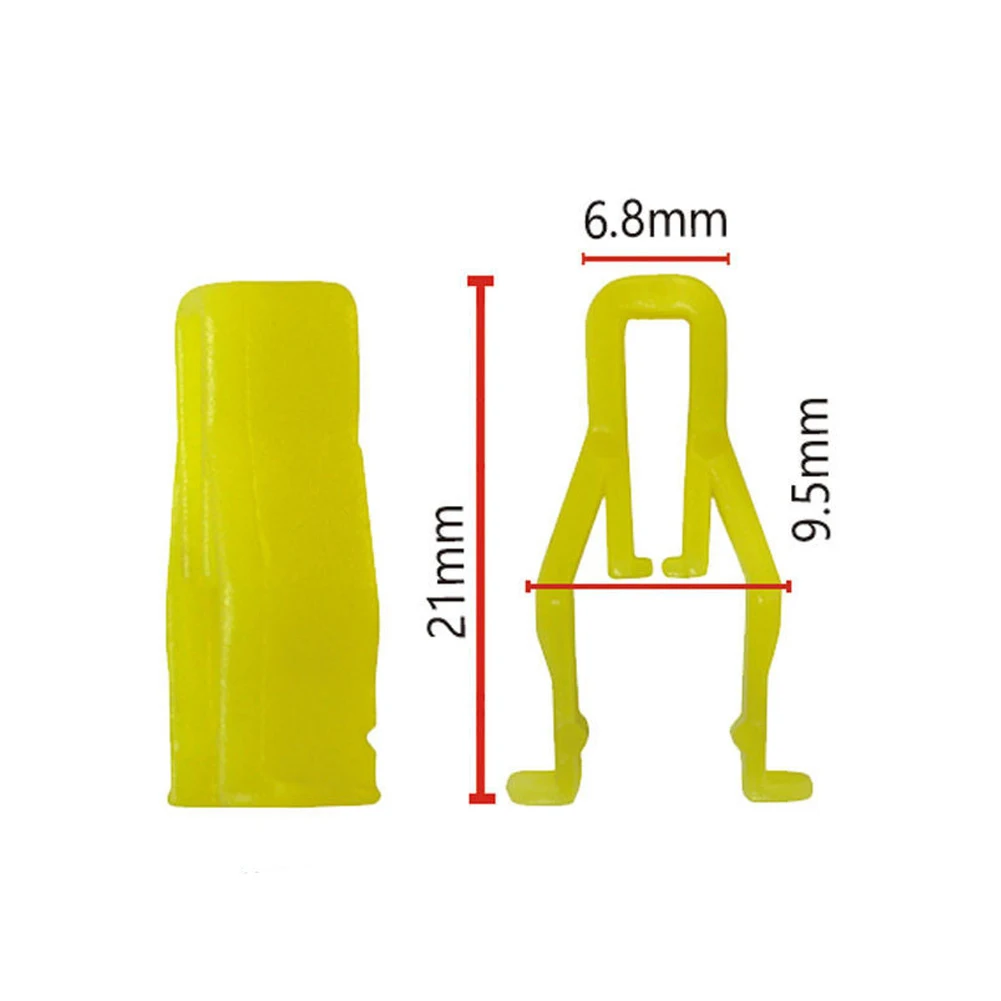 30pcs Plastic Nylon Switch Bezel Clip For Toyota For 4Runner For Lexus 90467-10203 Panel Clip Plastic Nylon Switch Bezel Clip