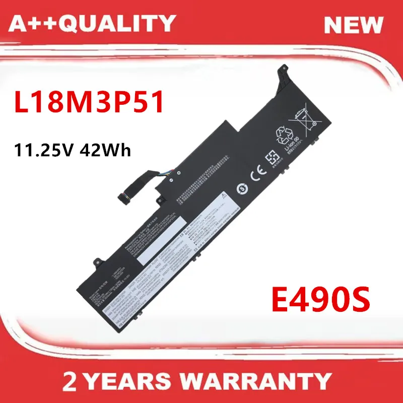 

L18M3P51 Laptop Battery For Lenovo ThinkPad E490s 20NG0002AU L18C3P51 L18L3P51 L18M3P51 L18S3P51 L18M3P52 02DL000 02DL001