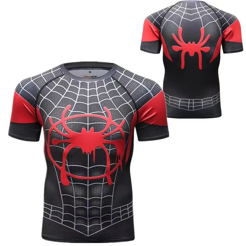 2024 Summer Popular Luxury Iron Man Superman Batman Spider-Man Ant-Man Marvel Hero 3D T-Shirt Loose Fashion Men\'s 3DT-Shirt