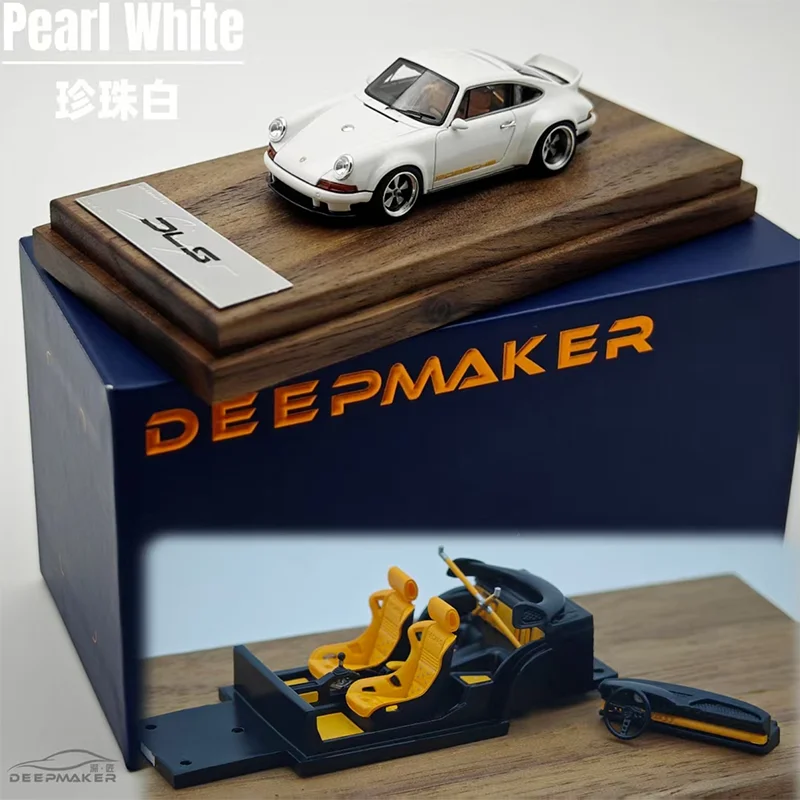 In Magazzino 1:64 Deepmaker 911 Cantante Dls Simulazione Resina In Miniatura Supercar Modello Personalizzato Giocattolo Per Bambini Regali Collezione Ornamento