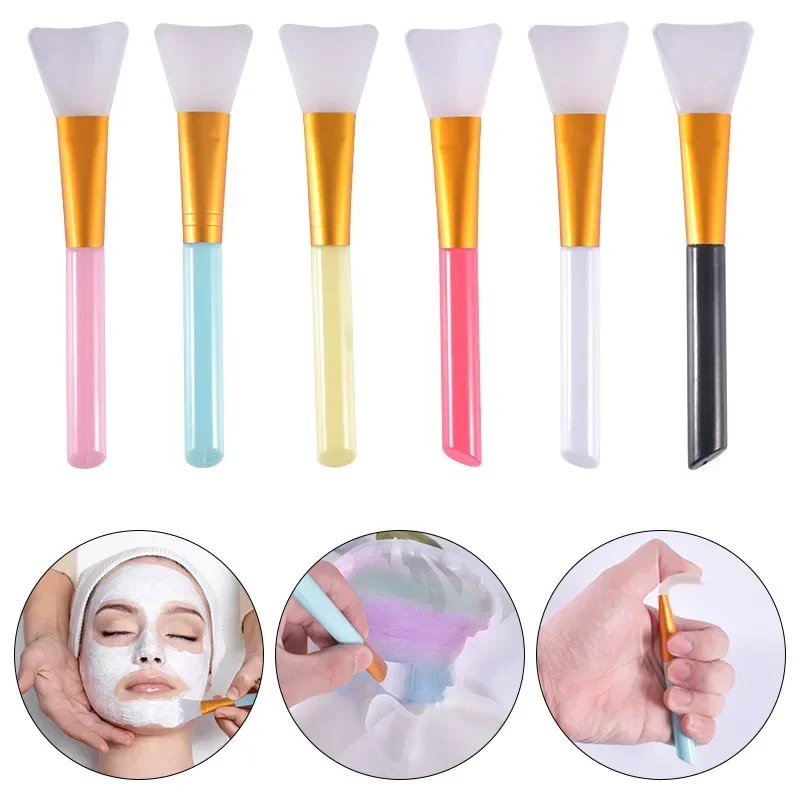 1PC Silicone Brush Gel Stirring Soft Head Brush for DIY Jewelry Making Tool Easy to Clean UV Glue Resin Mold Tool Accessories