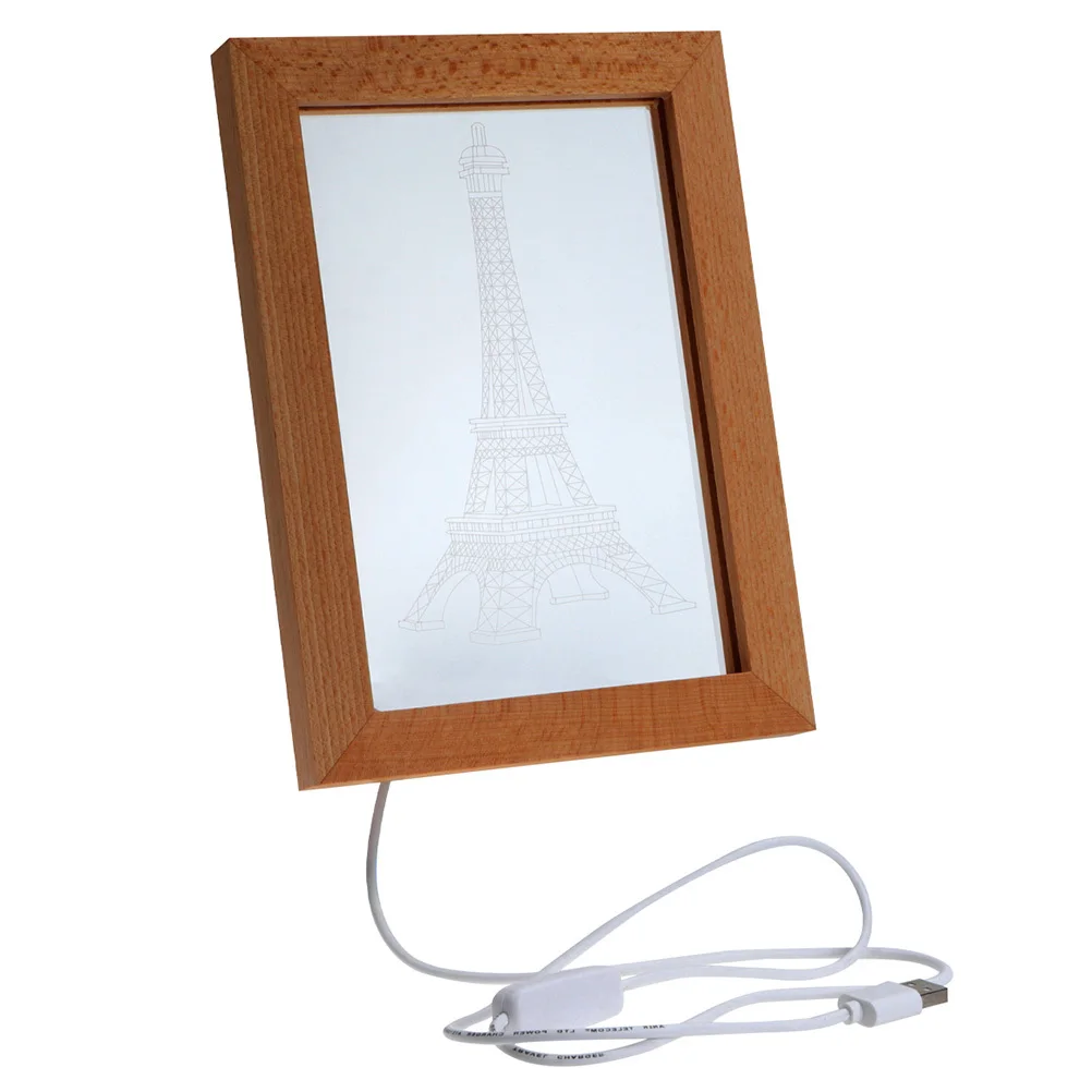 

1Pcs LED Photo Frame Light Creative Decorative Lamp Night Light Living Room Decor USB Powered Home Ornament Housewarming Gift