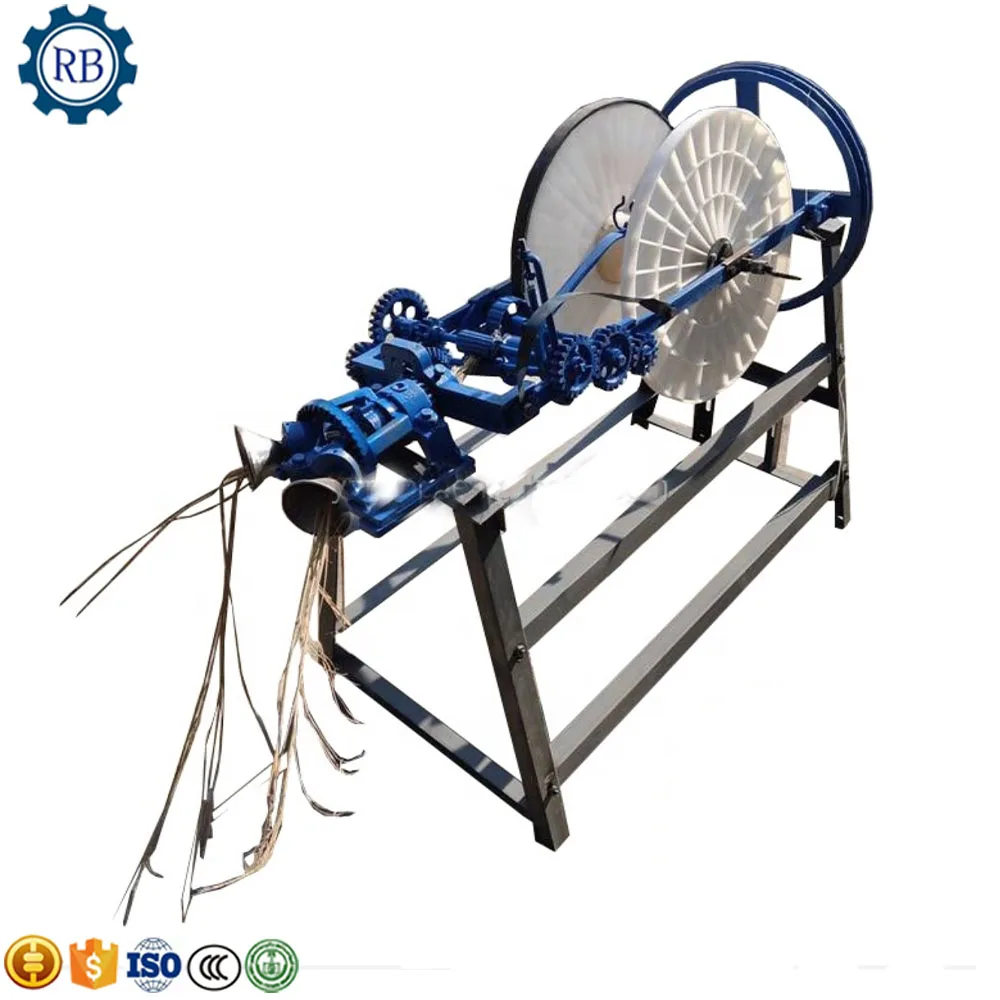 

High Quality Best Price Rice Wheat Hay Stalk Straw Rope Making Machine for sale Rice Wheat Hay Stalk Straw Rope Making Machine