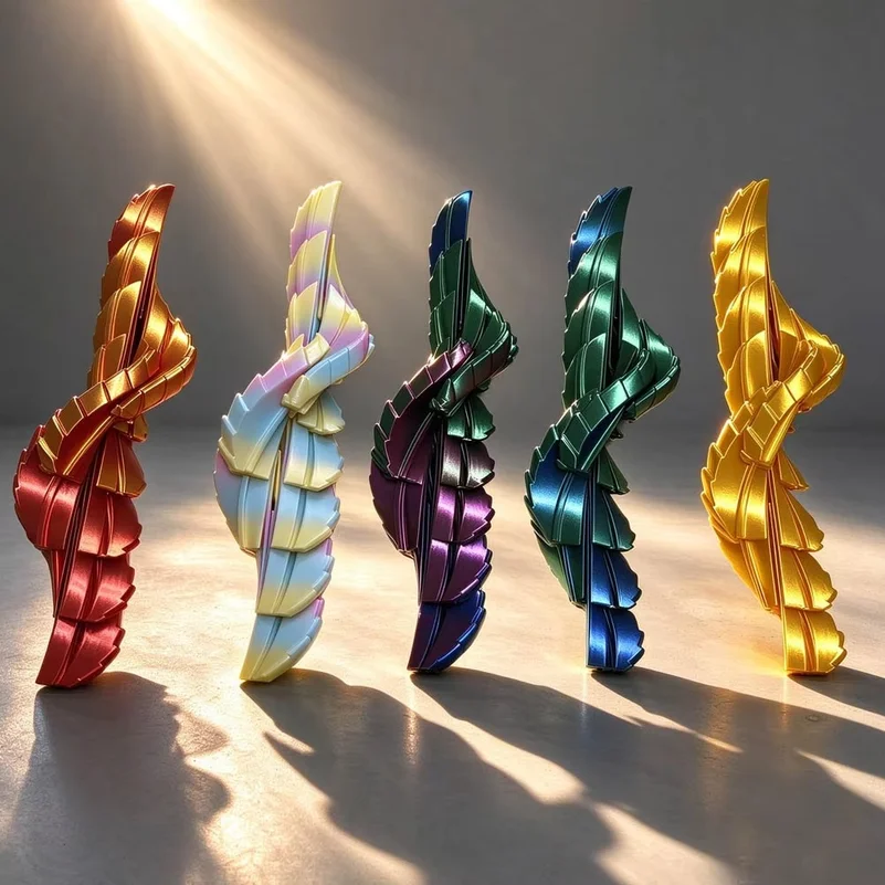 3D Printing Dragon Egg Stress Relief Model, Deformable Twist Egg, Creative Stress-Relief Gadget Desk Ornament